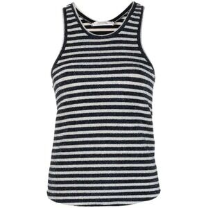 Dorothee Schumacher Metallic Stripe Knit Tank Top Size Medium